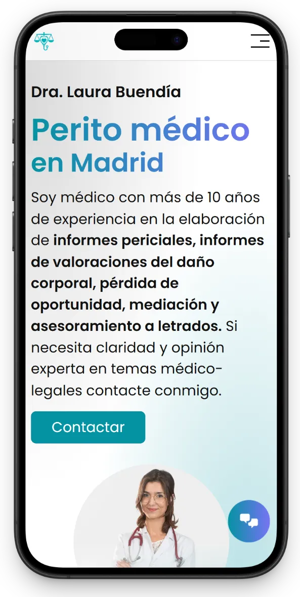 Versión móvil de lauraperitomedico.com